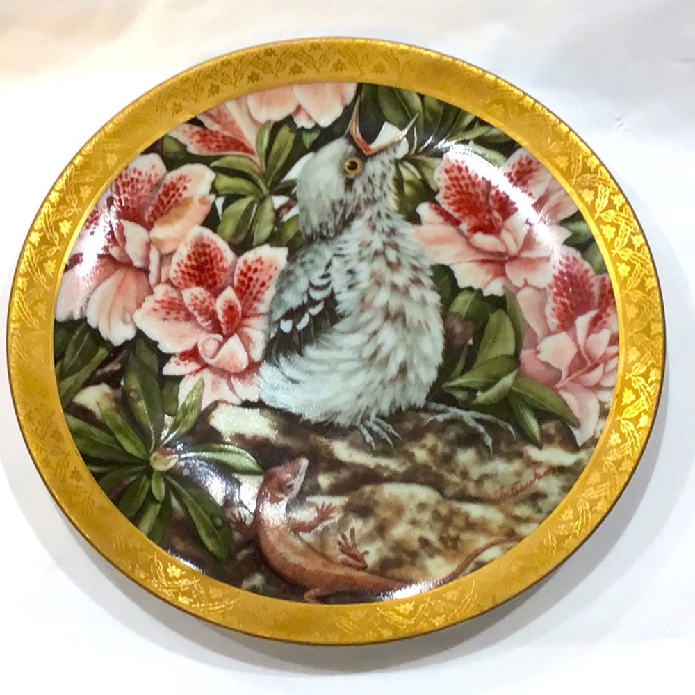 RARE Schmid Collectible “Nesting Companion” Bird Art
